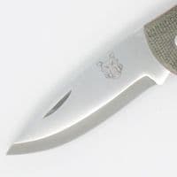 MkIII TBS Boar EDC Folding Pocket Knife - Canvas Micarta - Scandi